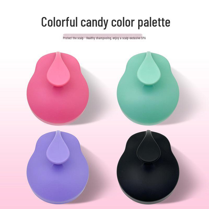 Matte Silicone Scalp Massager Shampoo Brush for Head Therapy and Itchy Scalp Relief