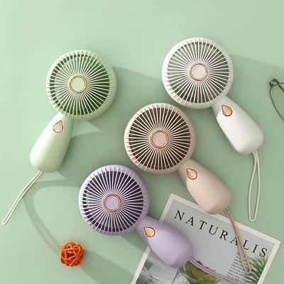 Small Rechargeable Personal Cooling Fan, Portable, Suitable for Travel, Indoor and Outdoor Use