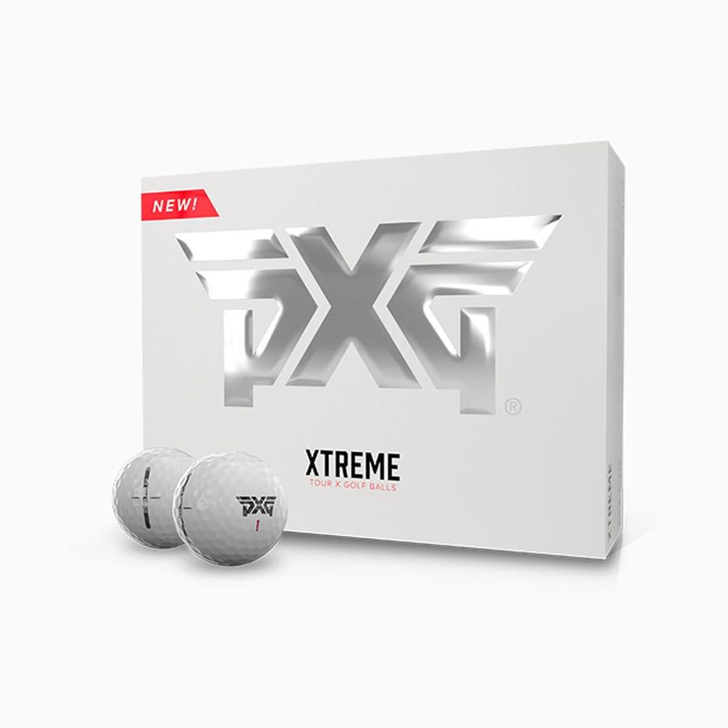 Golfový míček PXG Xtreme Tour X bílý, bílý, 1 tucet (12 míčků) GB-JP-DOZ-XTTRX-WHT