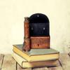 Brass Engraved Telescope - 40.64 Cm with Stamped Leather Case