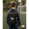 Homedesign School Backpack with Reinforced Handle, Adjustable Straps, Reflective Elements, Waterproof Material, 38x30x18 cm, Multicolor