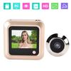 Timbre de Puerta con Video de 2.4 pulgadas Mirilla Visor de Puerta con Cable Ángulo Amplio de 145 grados HD Antirrobo Dorado para Hogar
