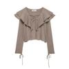 2025 Spring Sweet Layered Knit Sweater Top