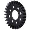 Bevel Gear Wheel 28 Teeth Hub Mount Cast Steel Industrial Robot Parts 14mm Bore 1.5 Tooth Module