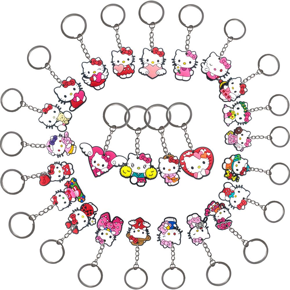 HelloKitty Keychain Soft Rubber Pendant - Small Gift Accessory