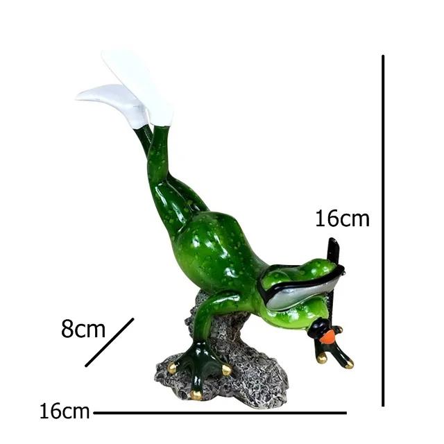 

Чарівна Жаба-Дайвер Мініатюрна Фігурка Жаби зі Смоли, що Плаває, Декор для Підводної Розвідки, Подарунок, Ремесло, Прикраса для Кімнати M