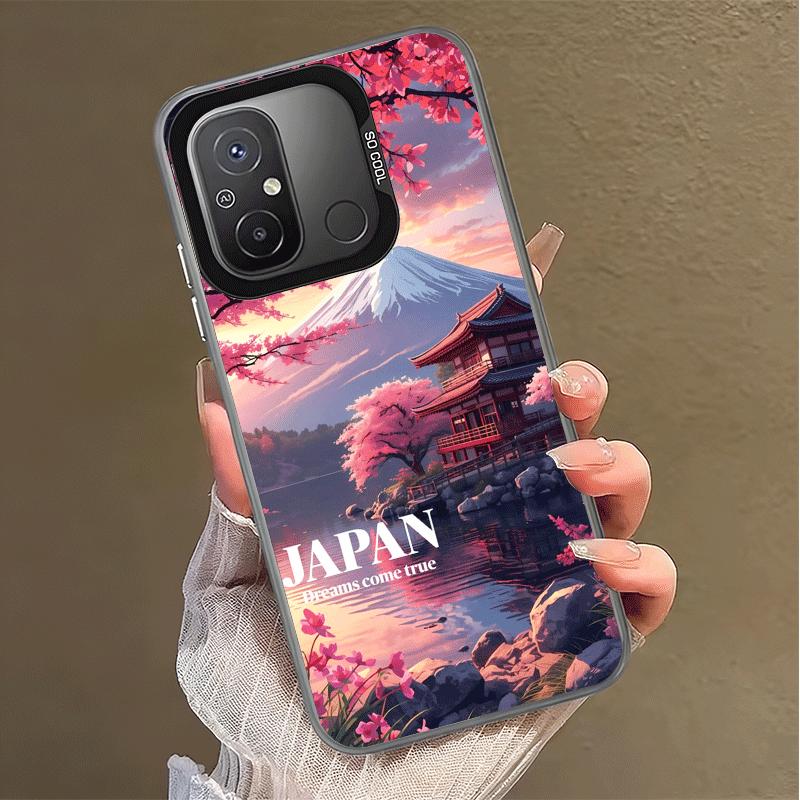 Osaka Tokio Japan Landschaft Stoßfeste Handyhülle für Xiaomi Poco X7 X6 X5 X3 Pro F7 Ultra M8 Redmi 15C 15 14C 13C 12C 10C 13 12 1