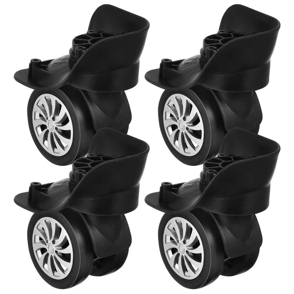 4Pcs Replacement Parts Luggage Swivel Wheels Universal Trolley Case Roller  Bags