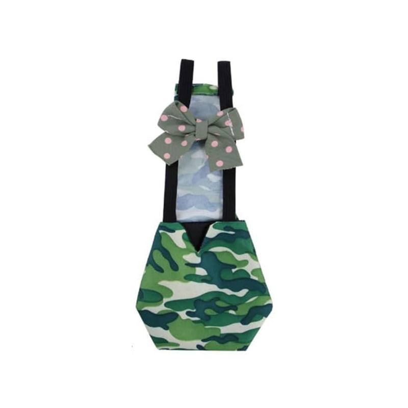 Good-3Pcs Premium Reusable Pet Duck & Chicken Diapers, Waterproof Poultry Diaper Wraps With Bow Tie,Pet Duckling Nappies Green L