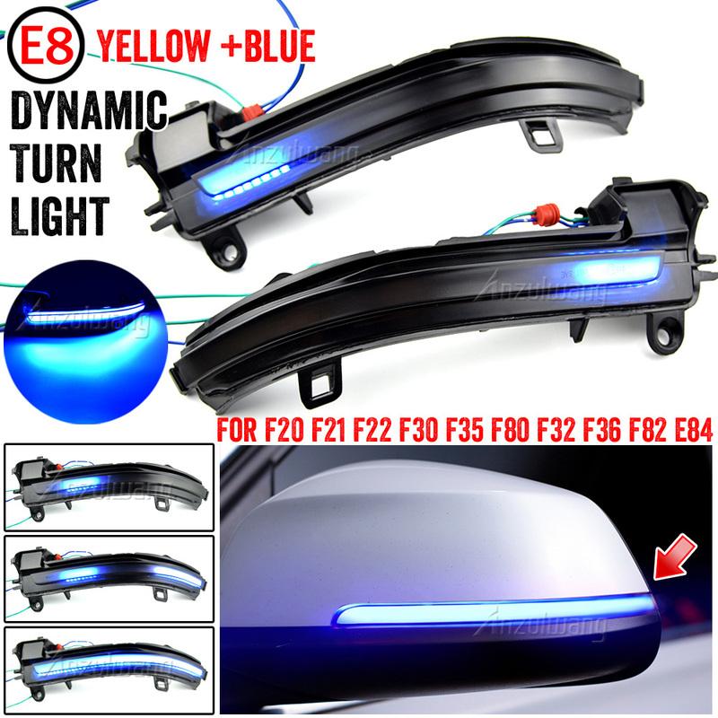 Fit For BMW 1 Series Hatchback F20 F21 2012- For BMW M2 F87 LED Dynamic Turn Signal Light Flowing Water Blinker Flashing Light