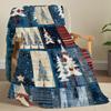 Christmas Creative Throw Blanket Flannel Print Blanket Super Soft Cozy Sofa Nap Blanket Home Blanket Perfect Home Gift For Her