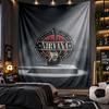 Wall Hanging Tapestry Nirvana Print Cloth for Living Room Bedroom Home Decor
