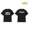 CORT Alcatraz Basic Short Sleeve T-Shirt Phantom Letter Print Couple Streetwear Teens