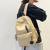 Schoolbag Korean Version of Simple Trend Backpack Male and Female Students Schoolbag 1011 Campus Leisure Large Capacity Lightweight Travel Backpack