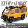 1:24 Land Rover Defender 110 Van Off-road Camping Modified Version Alloy Metal Diecast Model Car Simulation Vehicle Home Trendy
