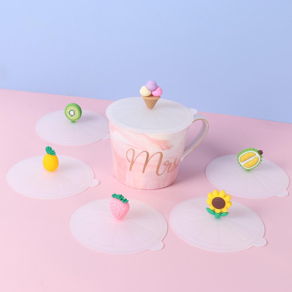 Seal Reusable Cap Leakproof Suction Cup Cover Dustproof Silicone Cup Cover