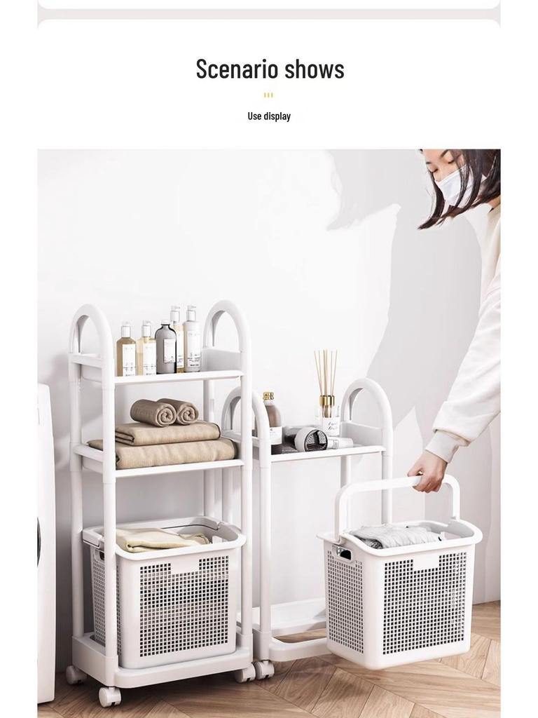 Dirty Clothes Laundry Hamper for Bathroom and Toilet Storage