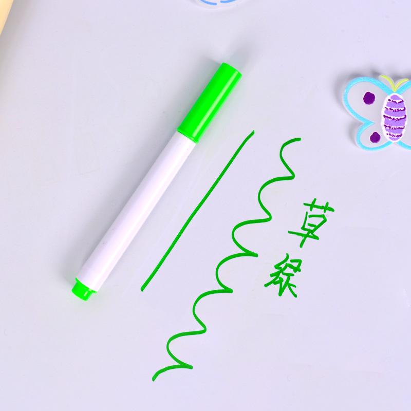 Dingdong Wasserlösliche Abwischbare Flüssigkreide-Stifte - 12 Fluoreszierende Farben für Tafeln