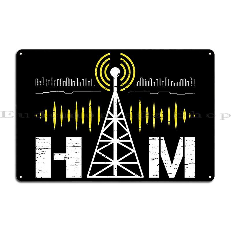 

Amateur Radio Ham Radio Operator Metal Plaque Poster Wall Decor Party Custom Print Create Tin Sign Poster 20x30cm（7.8x11.8inch）