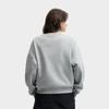 Fila Heritage Panda Embroidery Trendy Fashion Casual Versatile Crewneck Pullover Sweatshirt Women Sweatshirt Cartier-Gray F51W538201FMG