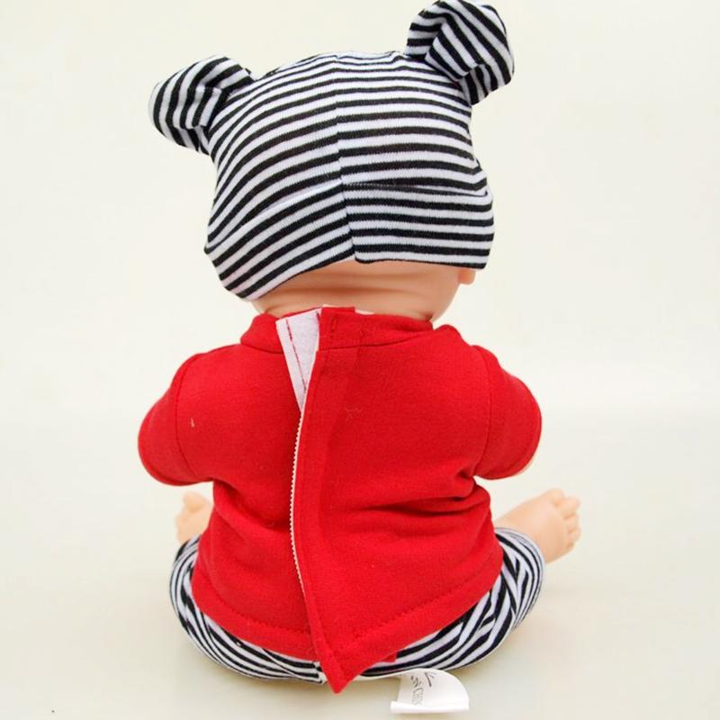 3Pcs Reborn Baby Dolls Boy Clothes 11 Inch Bear Outfit Accessories Sets Fit 11" Newborn Dolls Clothes Decorations