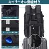 lovvento Vacuum Compression Backpack with Electric Air Fits Large TSA Air Detachment Pump Compression Bag for and Business 50L 14 Pockets Backpack
