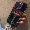 Band T-Tool Schism For iPhone 17,16,15,14,13,12,11,Mini,Pro,E,SE4,XS,MAX Purple Shockproof Candy Matte Cover