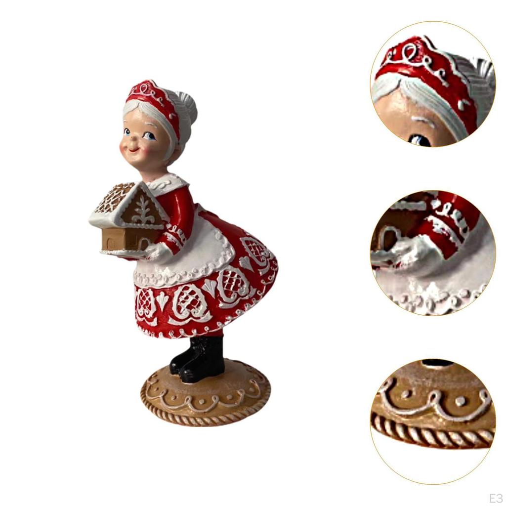 Christmas Figure for The Holidays, Resin Decoration Table