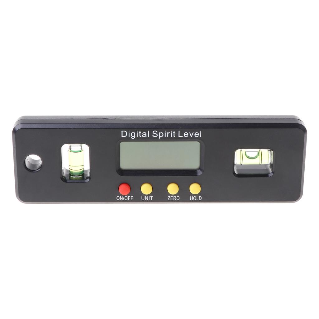Digital Level Angle Gauge Protractor Inclinometer Bevel Box with Data Hold LCD Display with Backlight for Construction