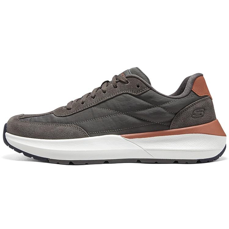 Skechers Geox Terrestre Shoes Dark Brown Orange Men s 210613-OLV EU 41