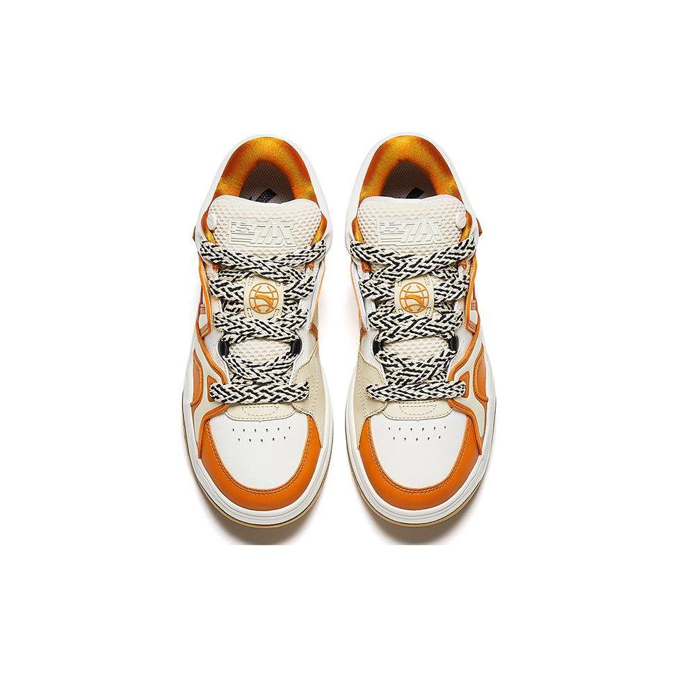 Anta Aojie Comfortable Versatile Non-Slip Wear-Resistant Low-Top Skate Shoes Men Sneakers Orange 112348070-1