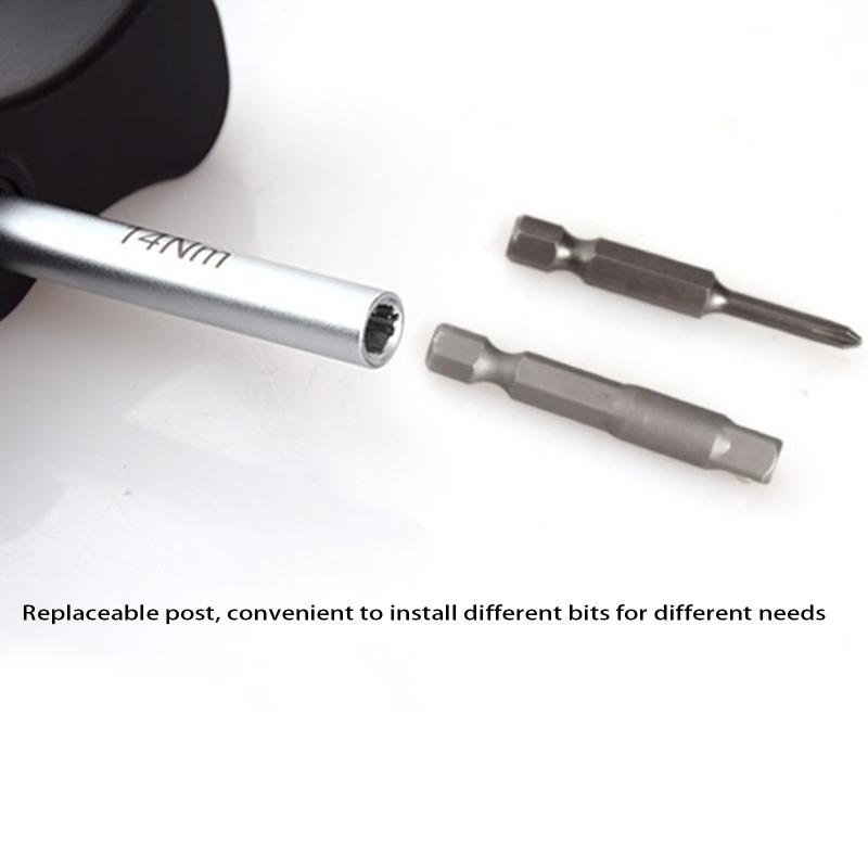 For T Torque Wrench Tool Steel Preset Torque Tool Fiting for 1/4-inch Hex for Key Hand Manual Tool 6/7/8/9/10/11/12/13/1