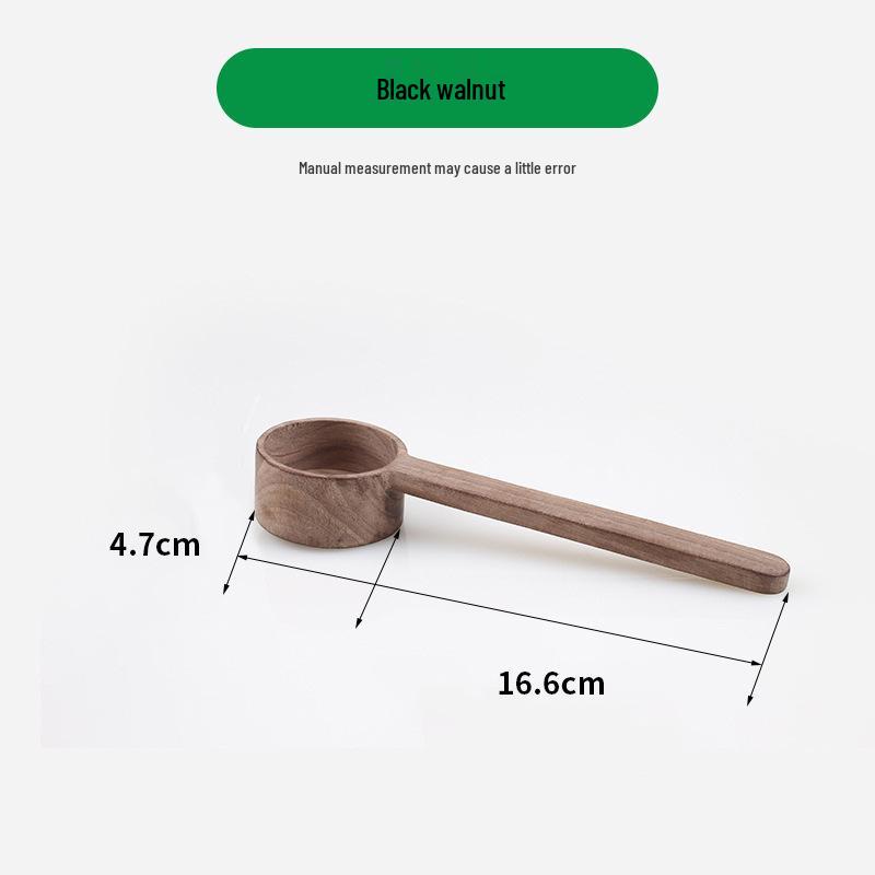 Wooden Coffee Measuring Spoon 8g/10g - Black Walnut & Beech, Long/Short Handle