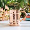 Hammered Pure Copper Big Moscow Mule Mug Cup, Drinkware & Barware, Hotel Restaurant, 600 ML