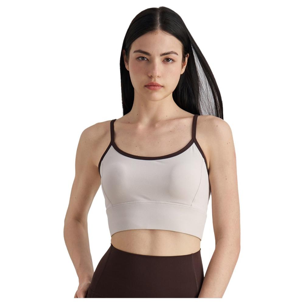 Contrasting Color Sports Vest Splicing Design Fitness Bra Beautiful Back Sports Bra  Youth