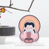 Feng Shui Statue Desktop Ornament Acrylic Figure Sign for Year Home Decoration