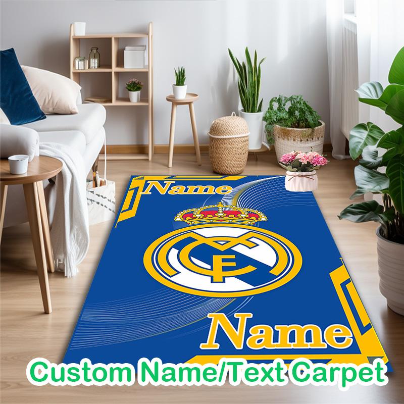Real Club Deportivo Mallorca Carpet, Non-slip Office Chair Rug, Digital Print Home Area Rug, Unique Festival Decorations