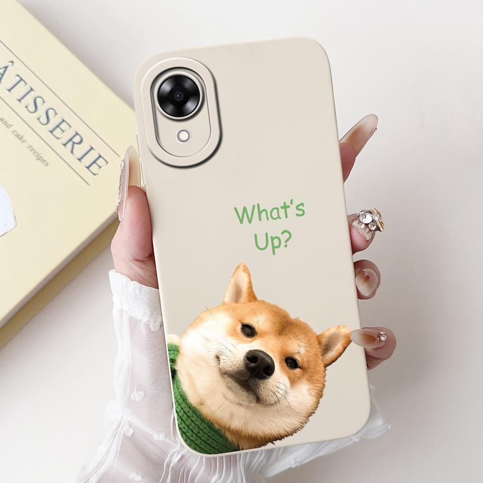 For OPPO A17k A17 2024 New Cute Cartoon Pattern Soft Silicone Case For Oppo A17 A 17 17k CPH2471 CPH2477 Protective Phone Cases
