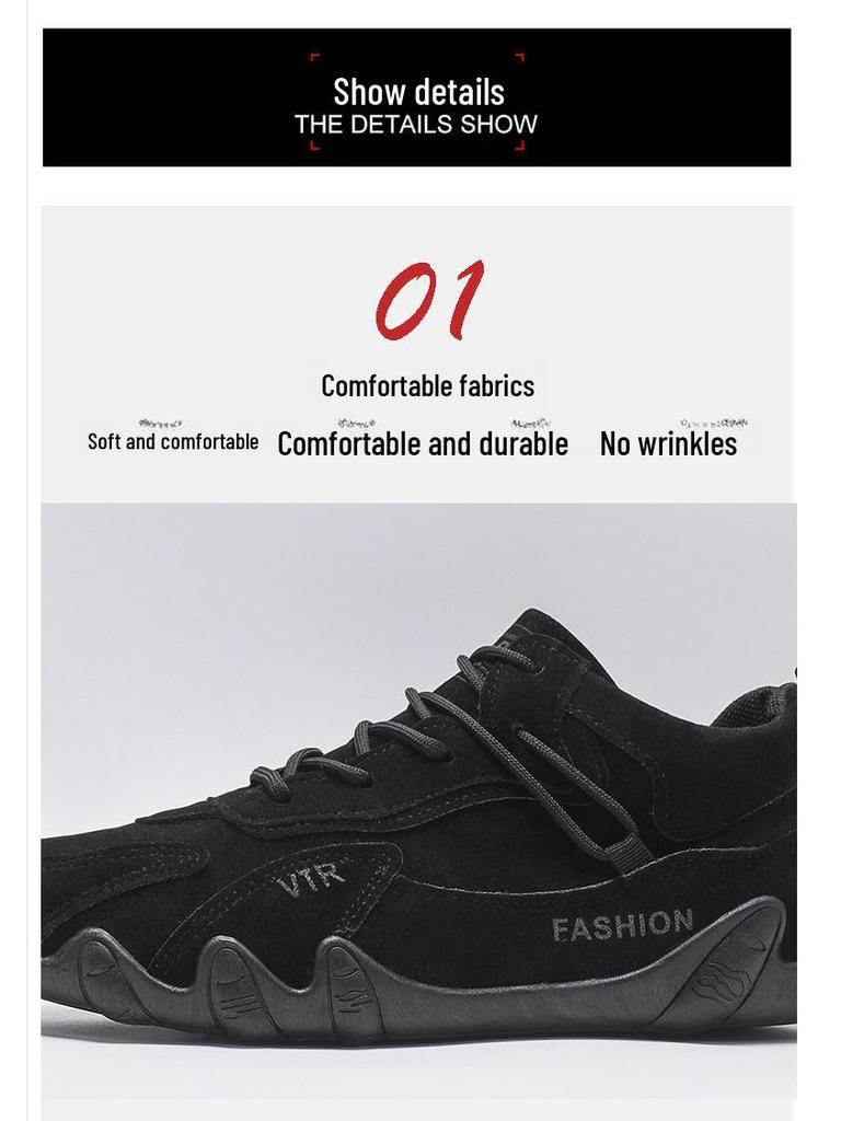 Men's Casual Lightweight Non-Slip Work Shoes - Trendy Summer Construction Footwear