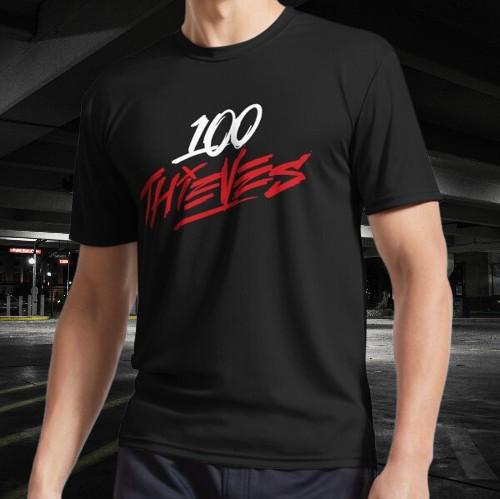 

Thieves Merch 100 Thieves Logo Active - 1900s Active T-Shirt Funny Size S to 5XL 3XL