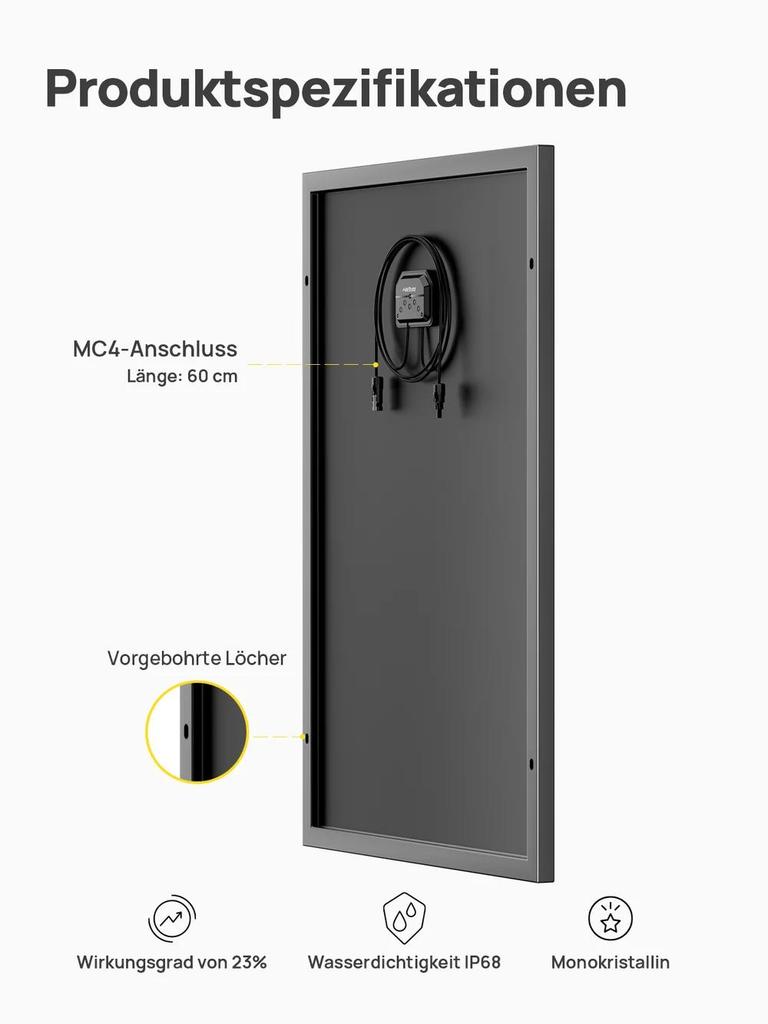 AFERIY SG120 120W Foldable Solar Panel 23% Efficiency IP68 Rating