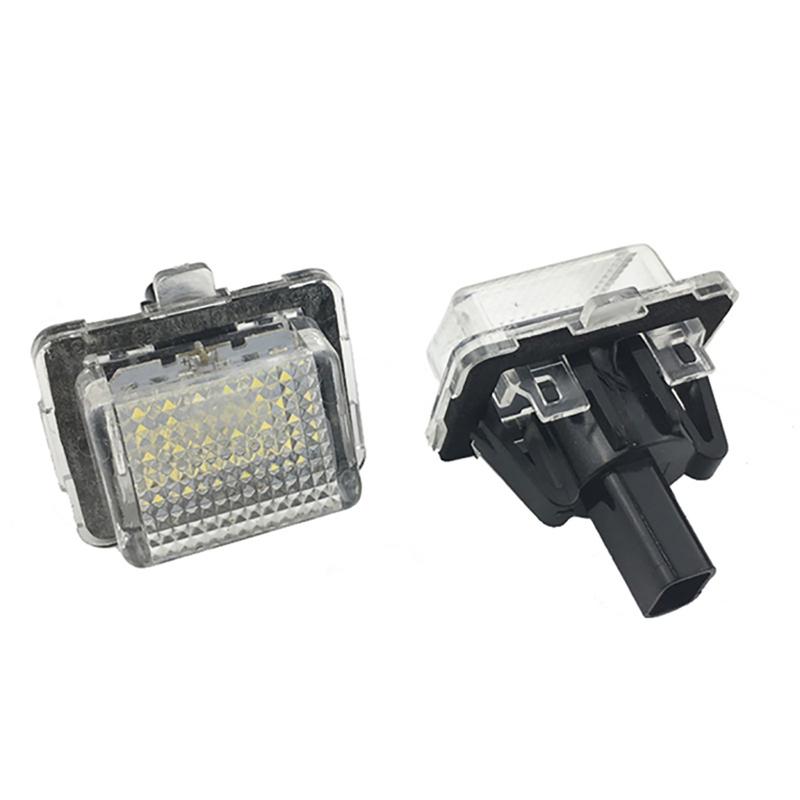 2 Pcs Canbus LED Car Number License Plate Light Assembly Auto Lamp Luces 6000K For Mercedes Benz W204 W221 W207 W218 W212 W216