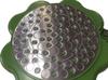 Sugiyama Metal IH Compatible wo Brings Frying "Shiawase Happiness" Four-Leaf Pan, Green, KS-2813