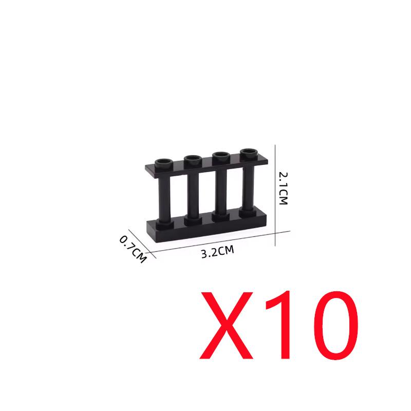 MOC City Architecture Building Blocks Basic Accessories Fences Stairs Houses Gardens Tree Trunks Bricks Compatible Toy Gift X031