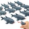Funny Man Eating Shark Squeezing Novel and Interesting Toys Scary Animals Pranks Humor Easy Stress Relief Stress Resistant Toys