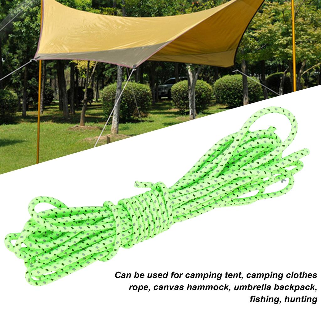 5m Reflective Umbrella Rope Braided Cord Paracord Tent Rope for Outdoor Camping Hiking