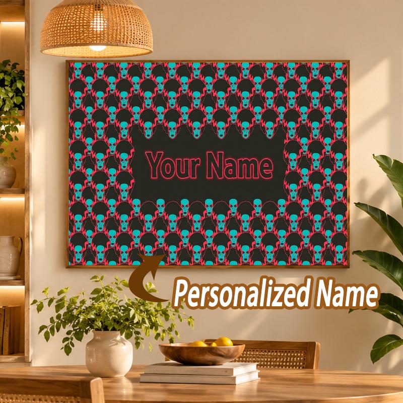 Custom Name Bride of Frankenstein 5D Diamond Painting Personalized Full Drill Diamond Art Kit Gift