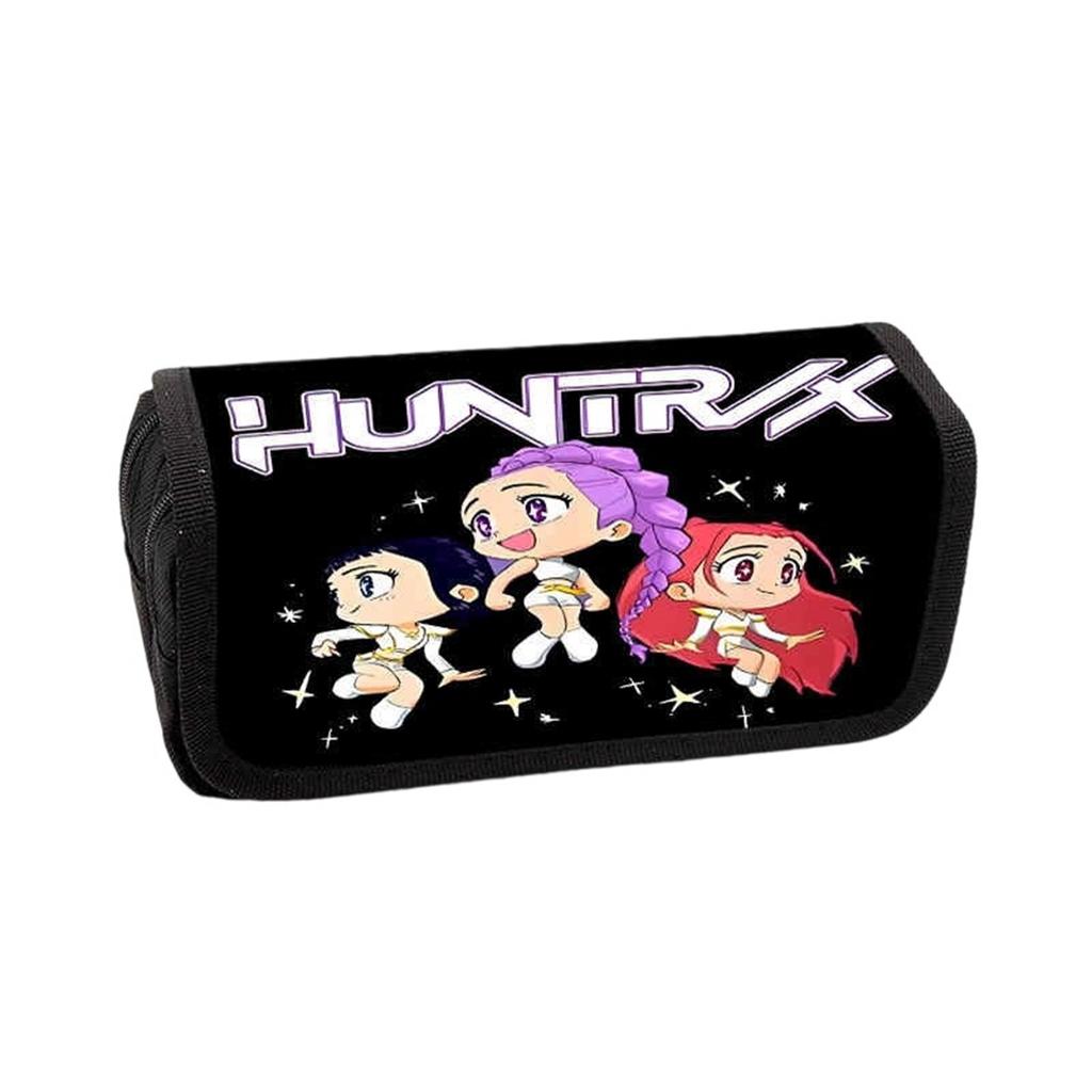 Pencil Case Pencil Case For Primary And Secondary School Students Water-Resistant Printed Cartoon Large Capacity Lid Pencil Case