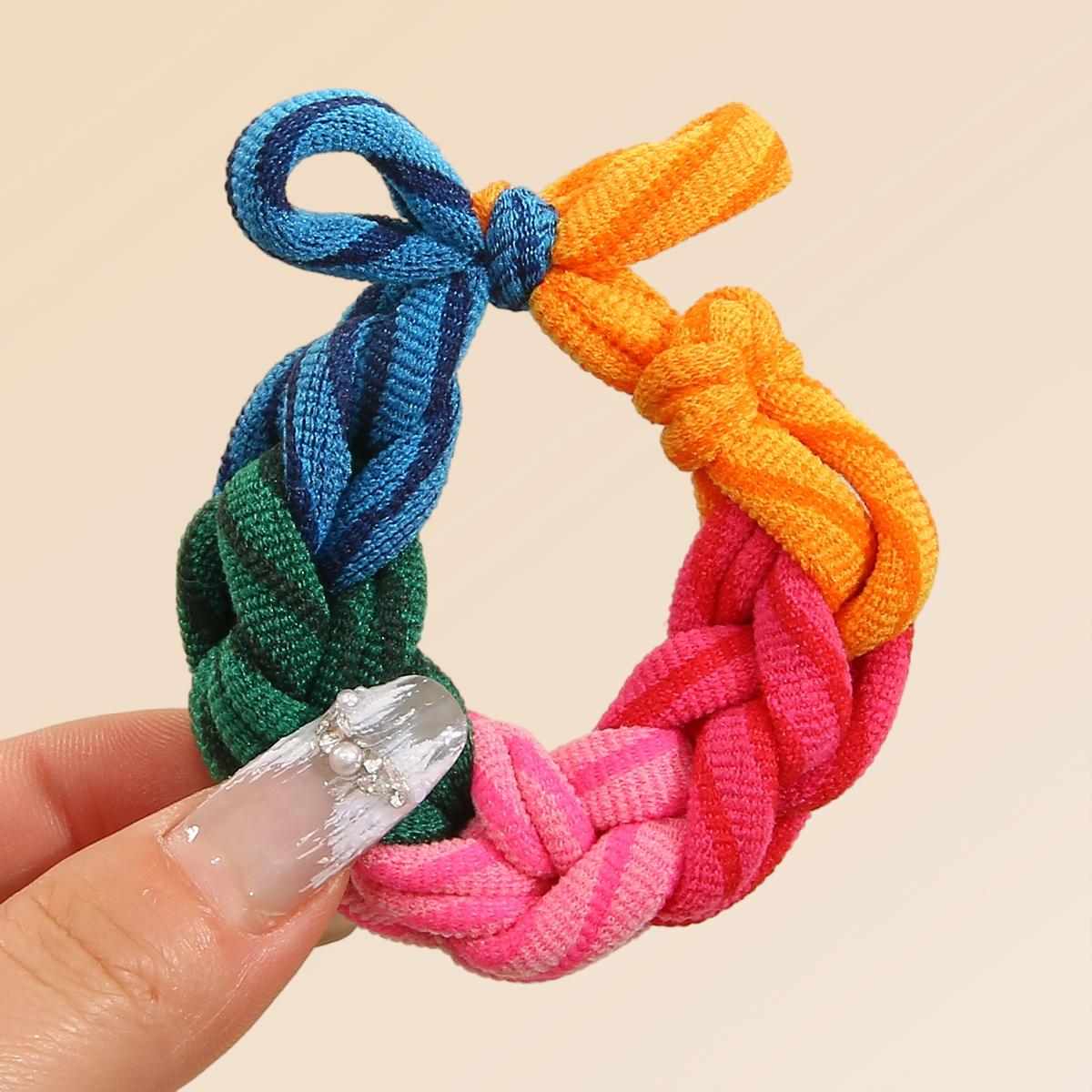 

Висока еластичність, потовщена пов язка для волосся, кільце для голови, мотузка, модні головні убори для дівчинки, мила гумка, аксесуари для волосся 03