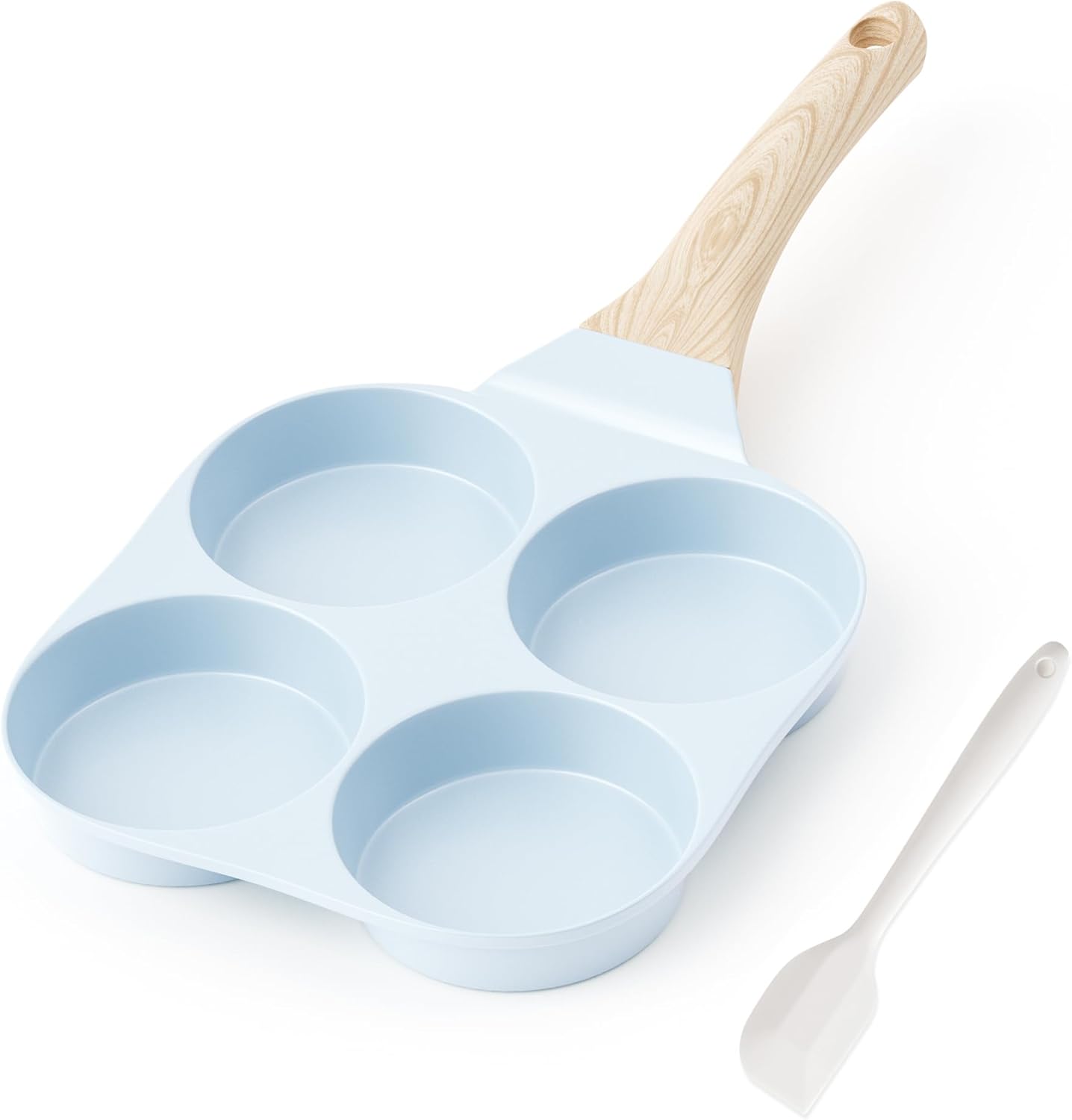 

Ceramic Egg Pan Omelette Pan, 4-Cup Nonstick Omelette Skillet, Breakfast Frying Pan Egg Cooker Suitable for Gas United States